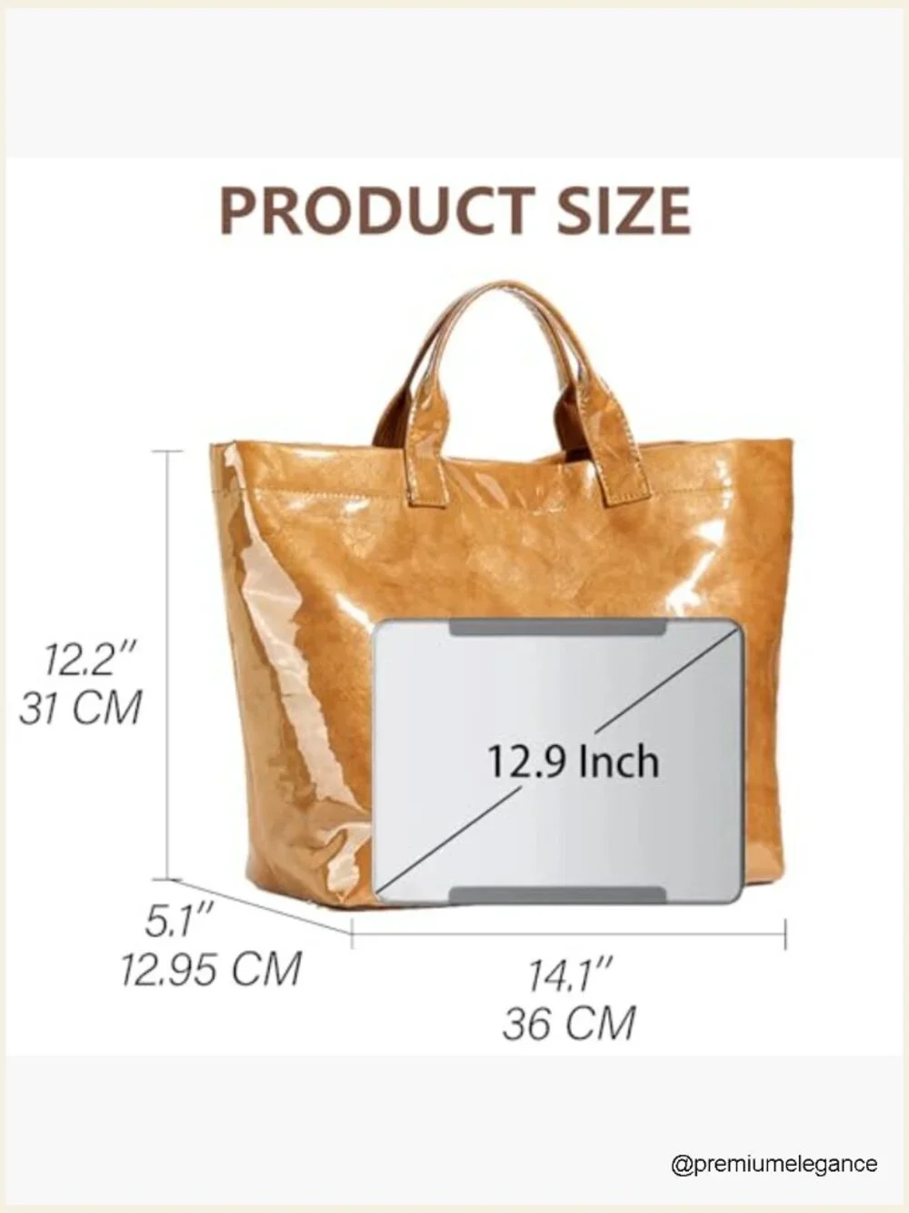 Large PVC Tote Bag With Letters Print, Clear Shopping Hobo Bag